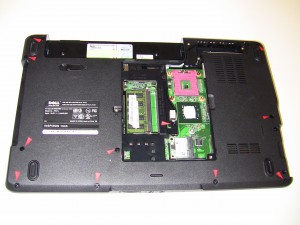 Dell Inspiron 1545 (PP41L) Mini-PCI Half-Height Card (Discrete) Removal and  Installation