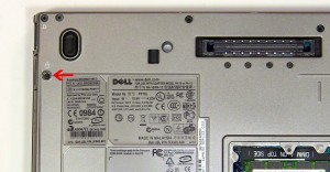 Press in the optical drive latch to get it to eject. 