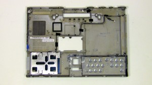 The remaining piece in the laptop base assembly. 