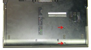 Remove the hard drive screws (2 x M2.5 x 5mm).