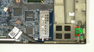 Unscrew and remove 1394 circuit board from the base (2 x M2 x 3mm).