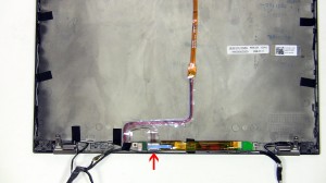 Disconnect the LCD inverter cable.