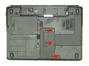 Loosen the 3 retaining screws. 