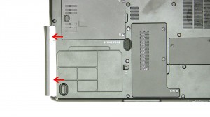 Slide the optical drive out of the laptop. 