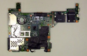 The remaining piece is the complete motherboard.