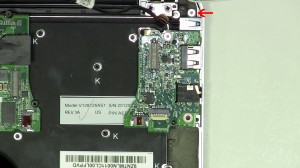 Remove the DC Jack from the the ultrabook.