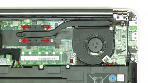 Lift the heat sink off of the motherboard.