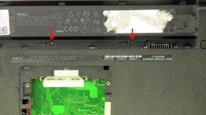 Remove the 3 screws under the optical drive. 