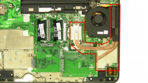 Loosen the heatsink screws.