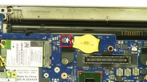 Remove the CMOS battery.