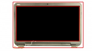 Unsnap the LCD Bezel, working you way around the edge of the screen.