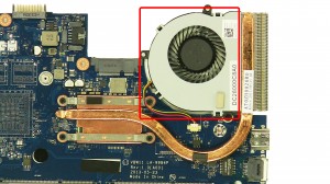 Remove the CPU Cooling Fan.
