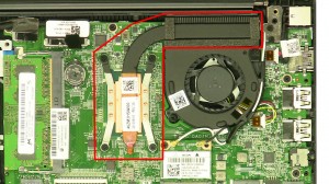 Remove & clean the heatsink.