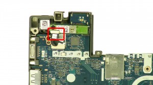 Remove the bluetooth card.