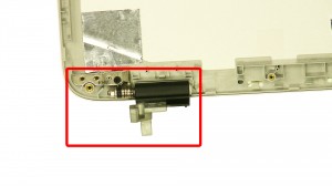 Remove the left & right hinge screws.