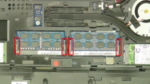 Separate the clips & remove the memory.