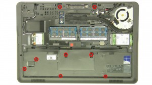 Unplug the DC jack cable.