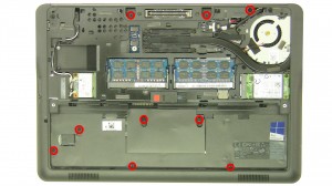 Unplug the DC jack cable.