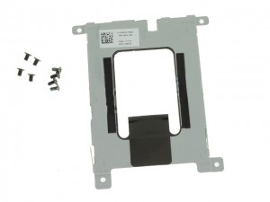 Remove the caddy screws on both sides of the hard drive.