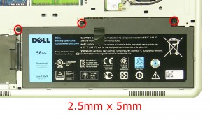 Dell Inspiron 15 7537 7000 Series Battery Removal And Installation