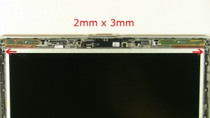 Remove the 2 top rail screws (2 x M2 x 3mm).
