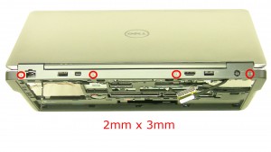 Remove the screws (4 x M2 x 3mm).