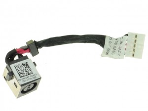 GinTai DC Power Jack with Cable Socket Plug Charging Port Replacement for Dell Latitude E7450 P40G002 06KVRF