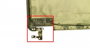 Remove the left & right LCD Hinges.