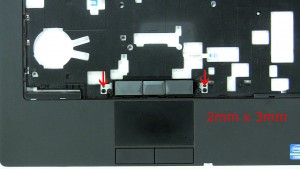 Remove the top mouse button screws (2 x M2 x 3mm).