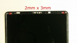 Remove the 4 - M2 x 3mm LCD screws.