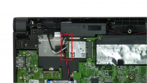 Disconnect antennas from WLAN Card.