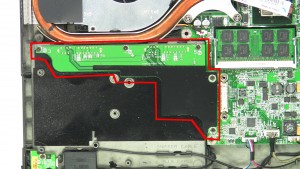 Remove the Hard Drive Connector Circuit Board.