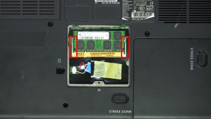 Dell 1720 RAM Memory Door) Removal &