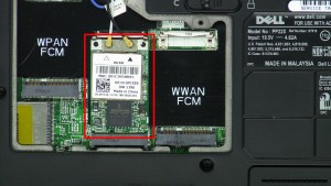 Remove the Wireless WLAN Card.