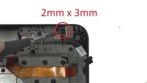 Unscrew and remove DC Jack (1 x 