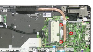 Loosen the heatsink screws.