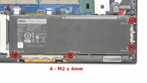 Dell Precision 15-5530 (P56F002) Battery Removal Tutorial