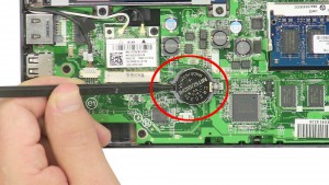 Remove the CMOS Battery.