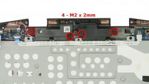 Remove the 4 - M2 x 2mm Wafer screws.