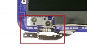 Remove the left LCD HInge.