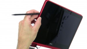 Use fingers to separate back from LCD Screen.