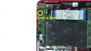 Unscrew and remove circuit board (1 x M2 x 3mm) (1 x 