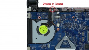 Unscrew LCD cable bracket.