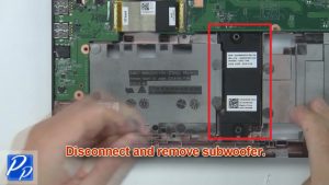 Disconnect and remove Subwoofer.