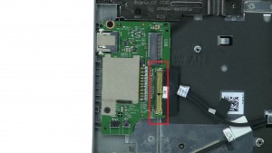 Disconnect cable from circuit board.