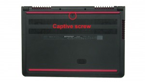 Unscrew and remove Access Door (Captive screws).