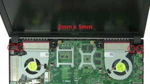 Unscrew and remove LCD Display Assembly (4 x 