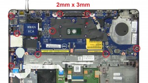 Disconnect cables from Motherboard (9 x 