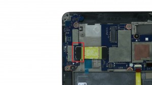 Disconnect cable from circuit board.