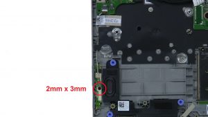 Unscrew circuit board (1 x M2 x 3mm).